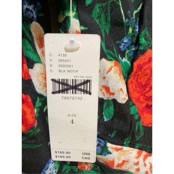 Anthropologie Lacy V-Neck Mini Dress Size 4 - Picture 8 of 9